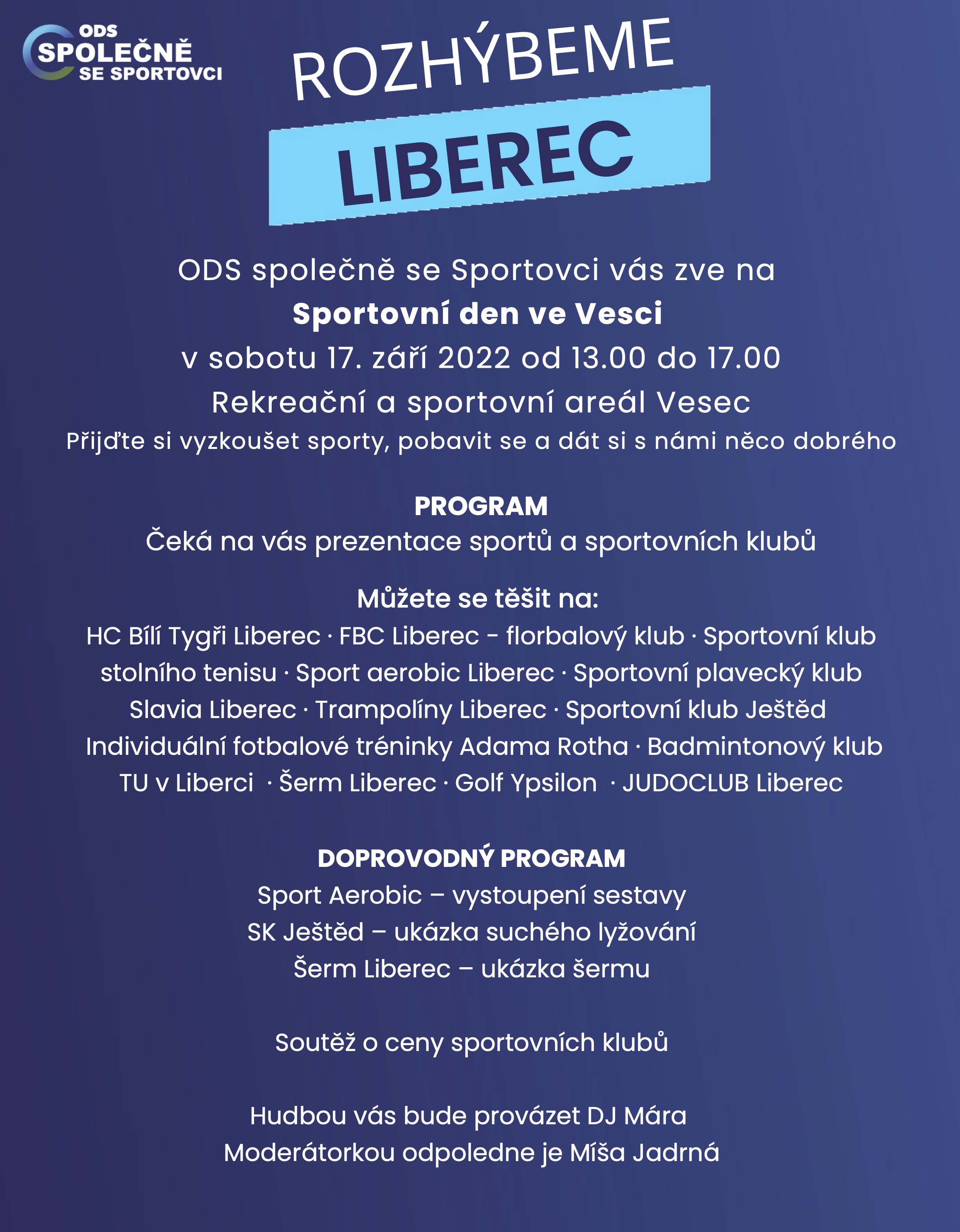 Sportovní den ve Vesci - úvodní obrázek