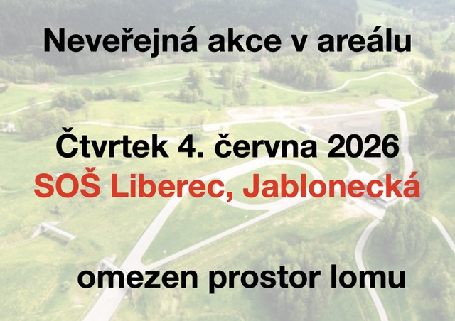 Čtvrtek 4. června 2026 - neveřejná akce - SOŠ Liberec, Jablonecká - úvodní obrázek