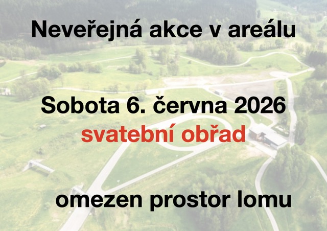 Sobota 6. června 2026 - neveřejná akce - svatební obřad - úvodní obrázek