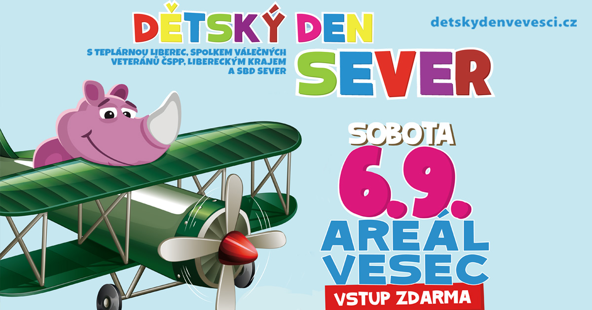 So 6. 9. 2025 Dětský den Sever 2025 - úvodní obrázek